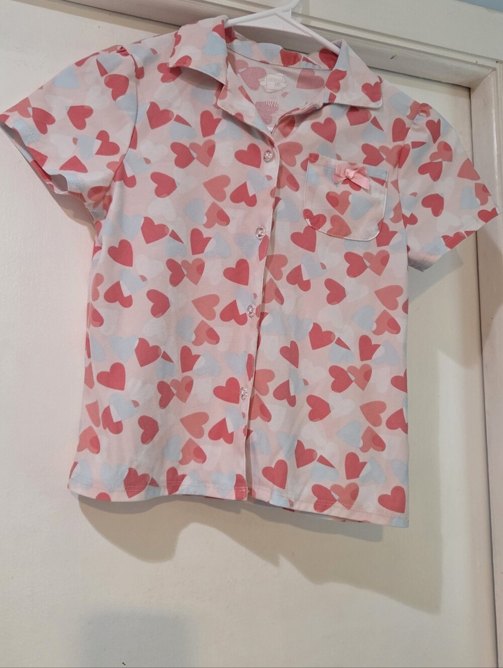 Girls Extremely Me Heart Pajama Set, Sz 10-12